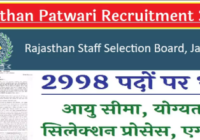 Rajasthan Patwari Vacancy