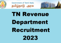 TN Revenue Department Recruitment 2023