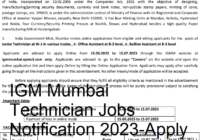 IGM Mumbai Technician