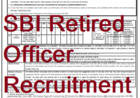 SBI Retired Officer Recruitment