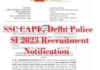 Delhi Police SI Bharti 2023