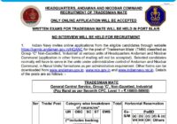 Indian Navy Tradesman Mate Recruitment 2023 Out-