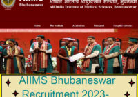 AIIMS Bhubaneswar Recruitment