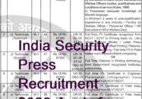 India Security Press Recruitment