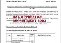 HAL Apprentice Recruitment