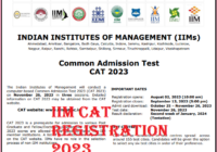 IIM CAT Registration