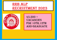 RRB ALP Recruitment 2023- 43,500 Post Apply Online link Here