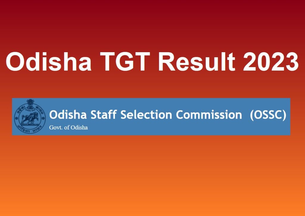 Odisha TGT Result 2023