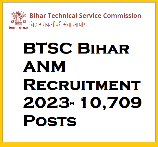 BTSC Bihar ANM Recruitment