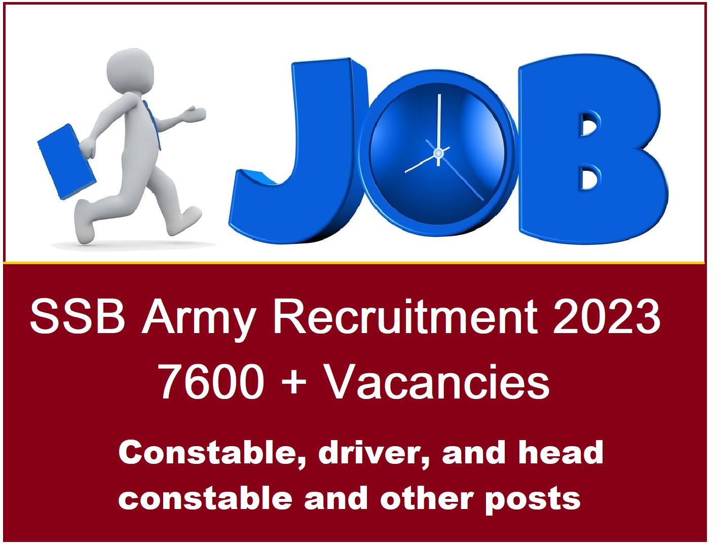 SSB Army Recruitment