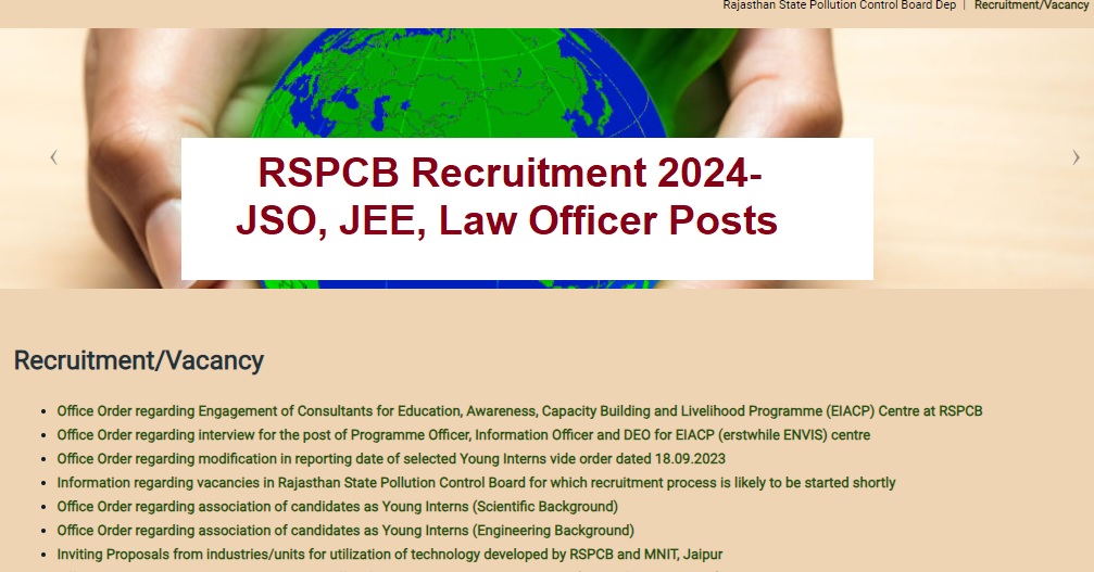 RSPCB Recruitment 2024