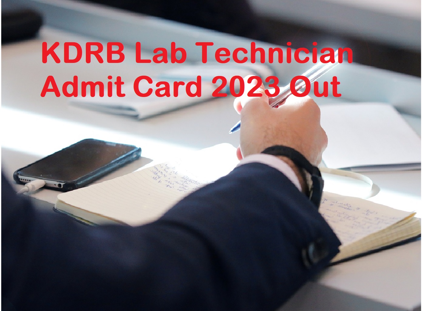 KDRB Lab Technician Admit Card