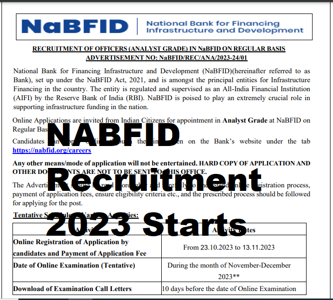 NABFID Recruitment