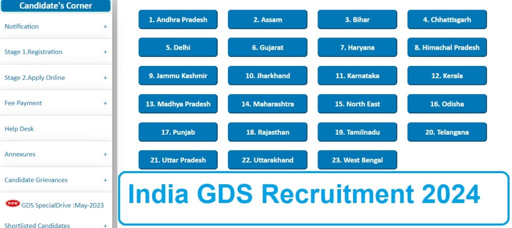 India GDS Recruitment 2024