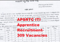 APSRTC ITI Apprentice Recruitment