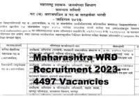 Maharashtra WRD Recruitment