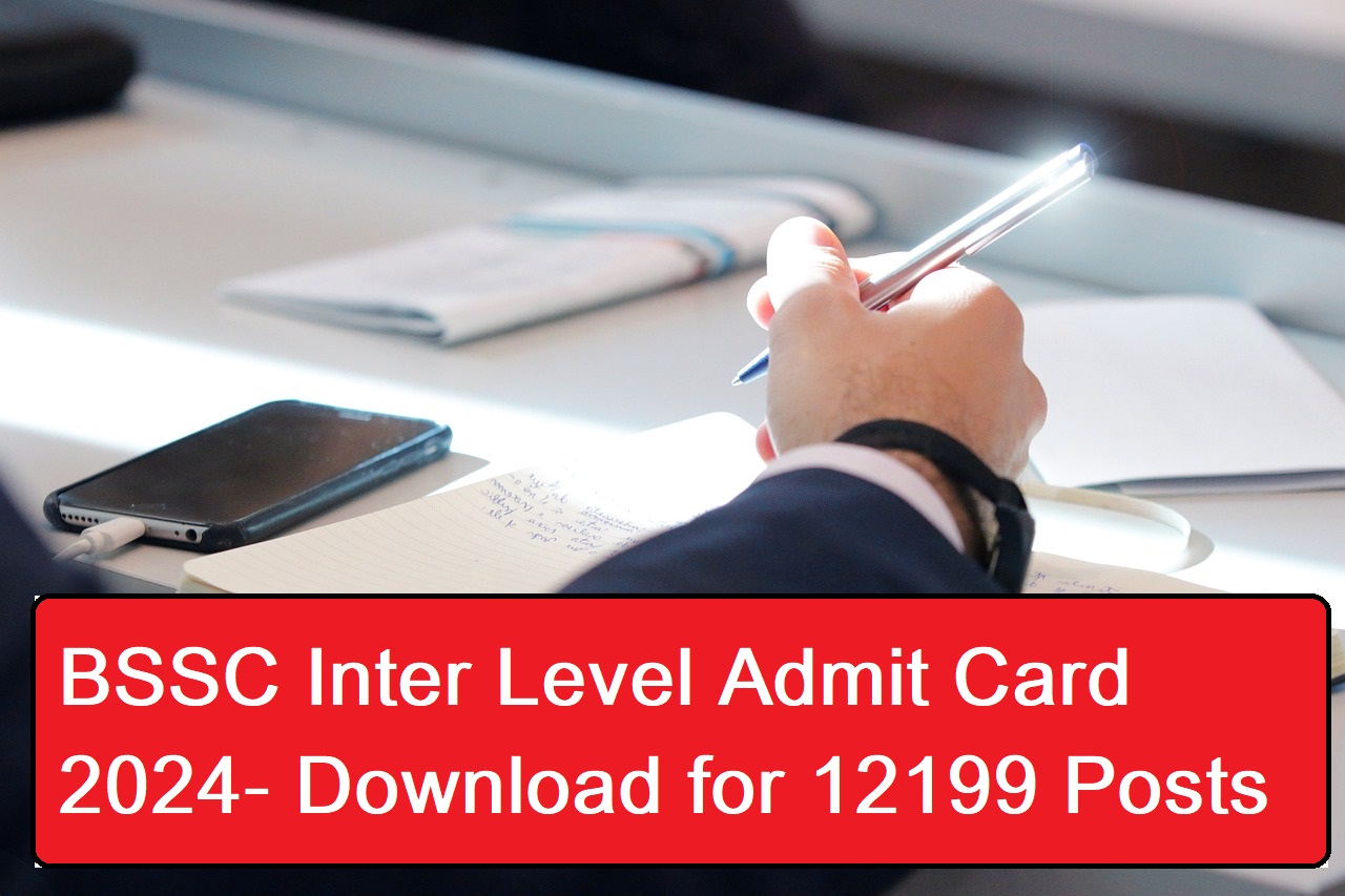 BSSC Inter Level Admit Card