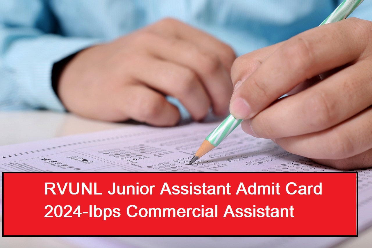 RVUNL Junior Assistant Admit Card