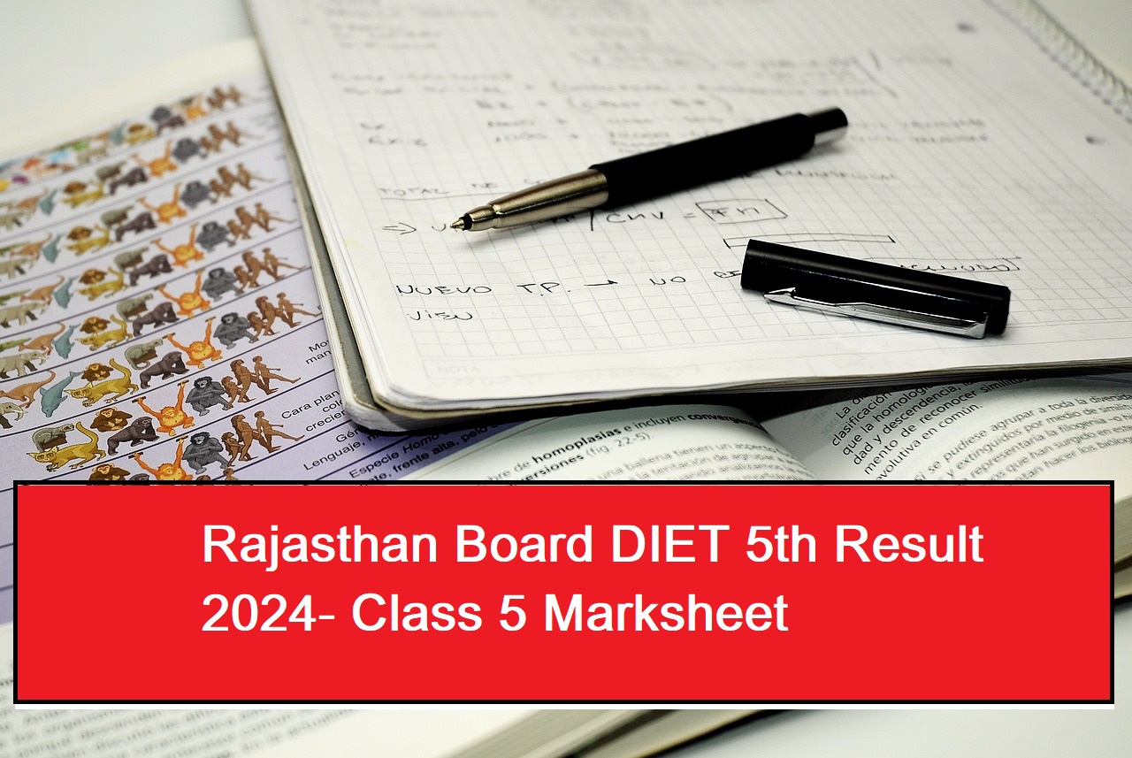 Rajasthan Board DIET 5th Result